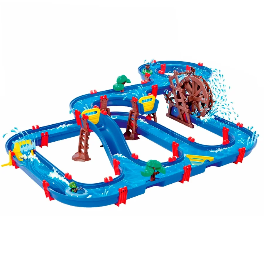 Aquaplay große Wasserbahn mit Wassermühle