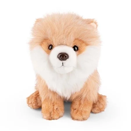 Living Nature siddende Pomeranier bamse