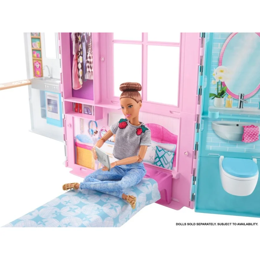 Barbie hus m.møbler og accesories