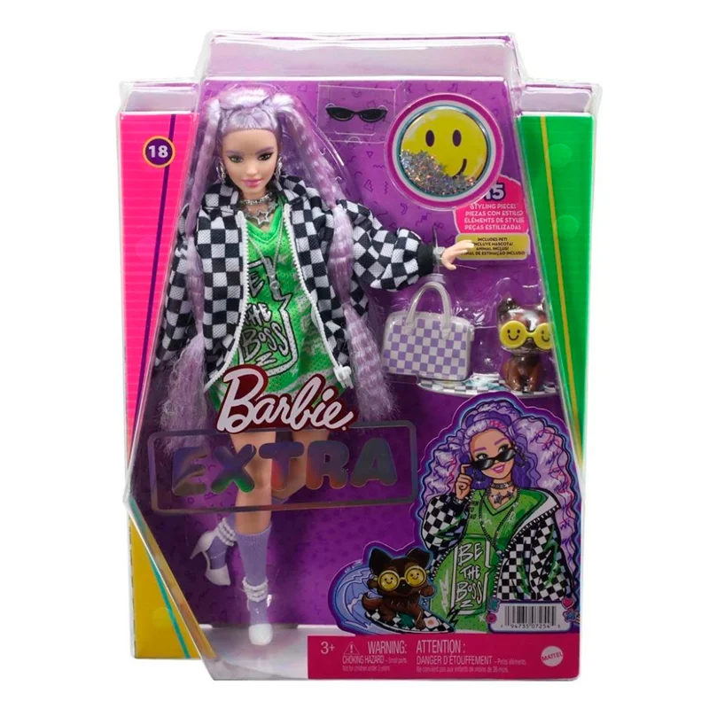 Barbie Extra m.lavendelfarvede hår