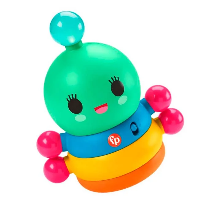 Fisher Price Happy World Bop & Wobble Rainbow Worm