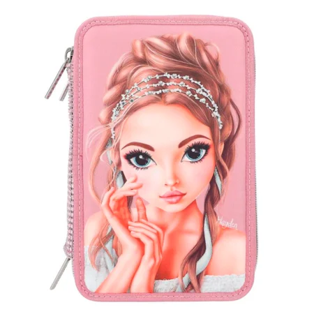 Topmodel Trippel Federtasche, glitter queen