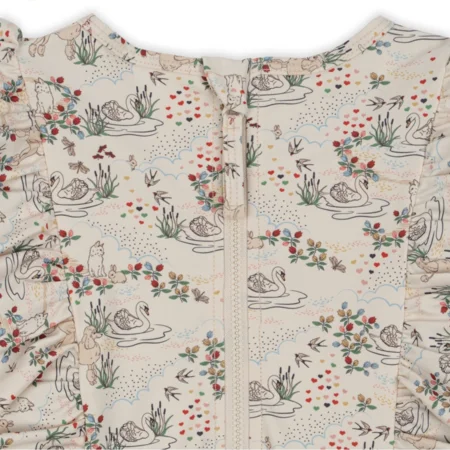 Manuca Onesie-Overall mit Rüschen, mizumi, Konges Sløjd 