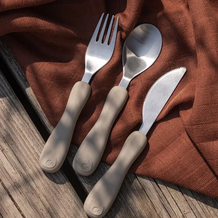 Sebra Silikonbesteck Fanto,  beige