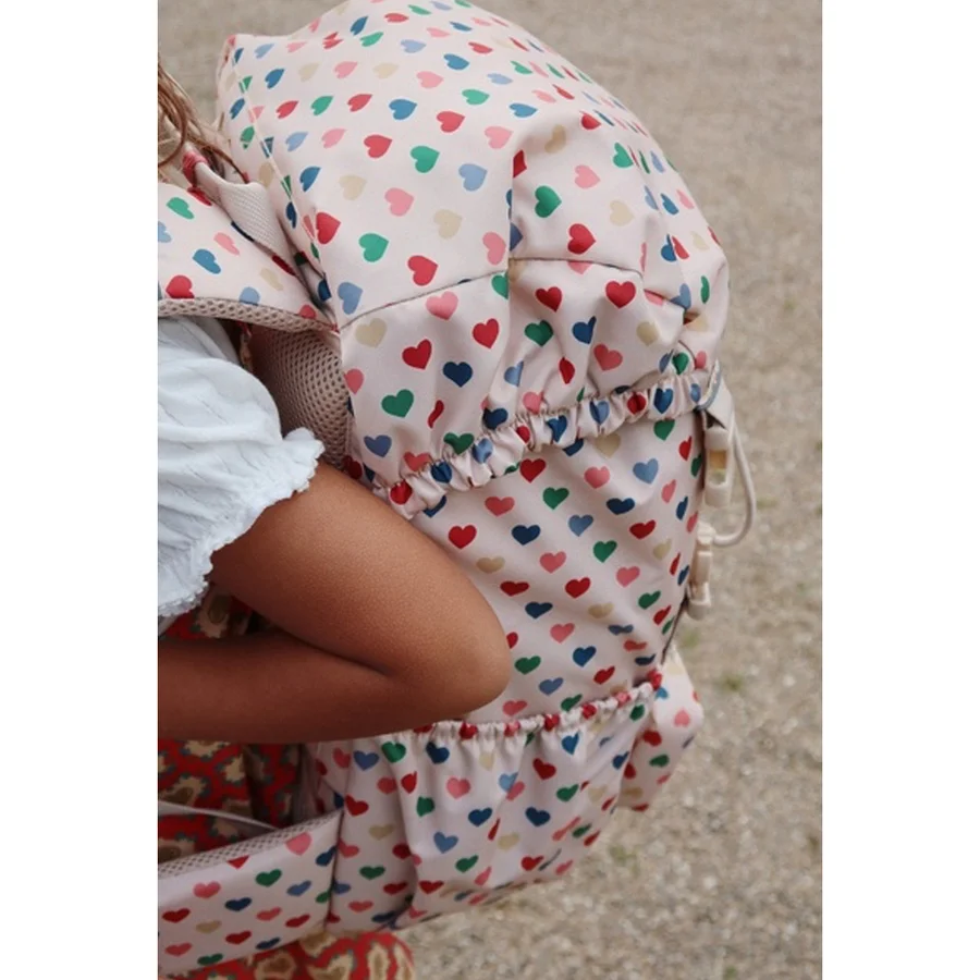 Konges Sløjd Clover Maxi Schultasche, coeur coloré frappe