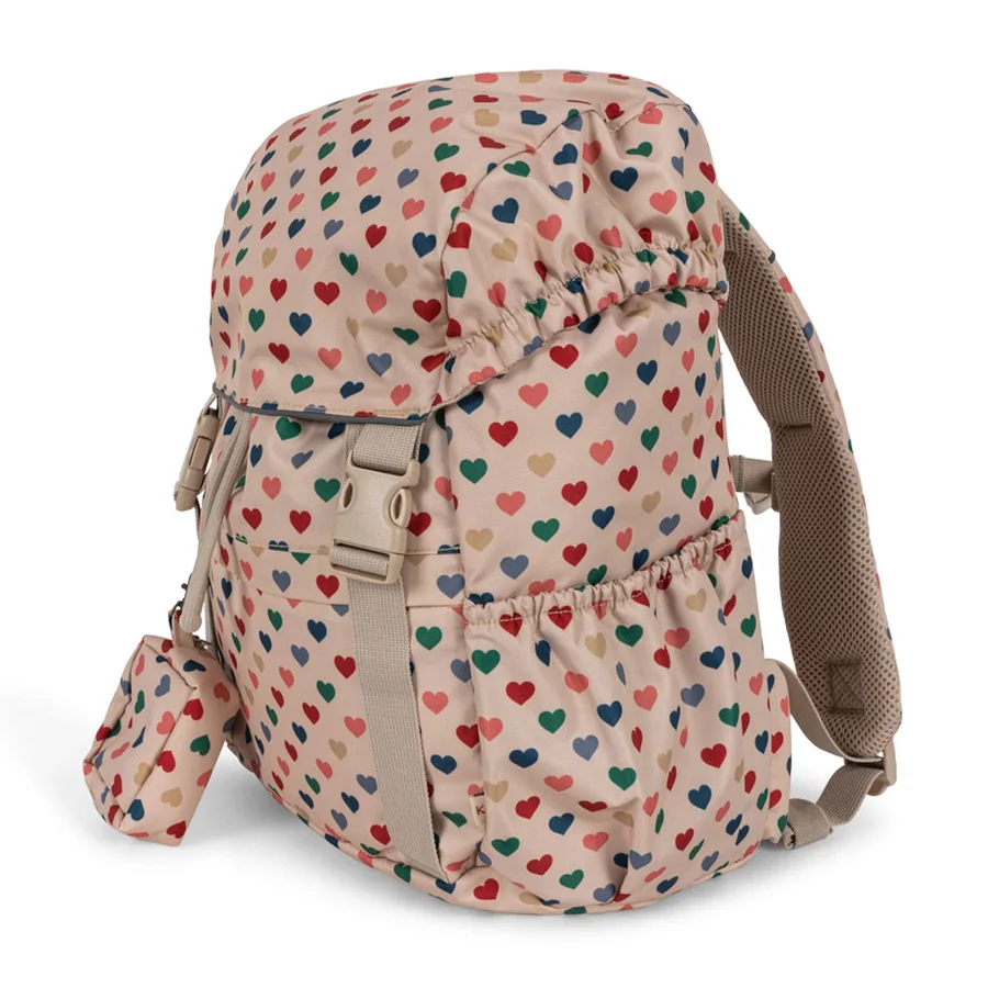 Konges Sløjd Clover Maxi Schultasche, coeur coloré frappe