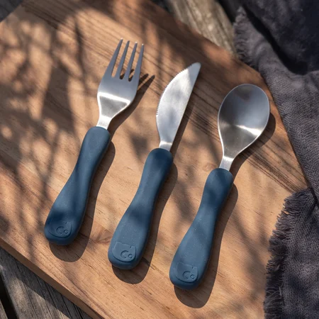 Sebra Silikonbesteck Fanto, nordic blue