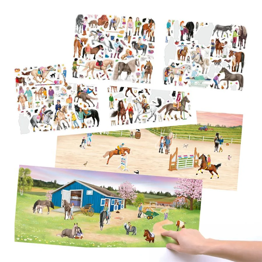 Create your Happy Horses Aktivitätsbuch mit Stickern