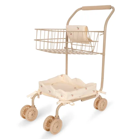 Konges Sløjd Kinder-Einkaufswagen, cherry