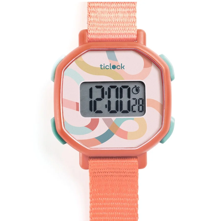 Djeco ticlock Digitaluhr, pastell