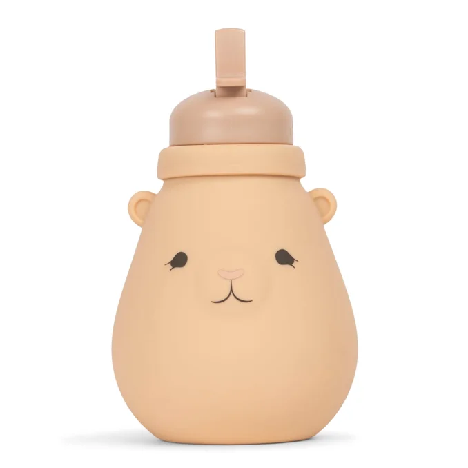 Konges Sløjd Silikon-Trinkflasche Teddy, shell
