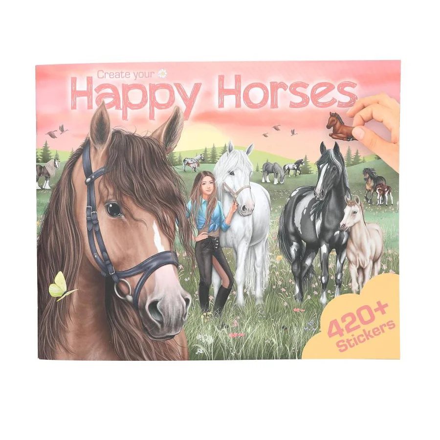Create your Happy Horses Aktivitätsbuch mit Stickern