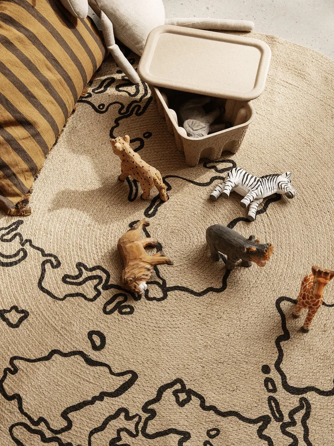 Ferm Living håndskåret dyr, gepard