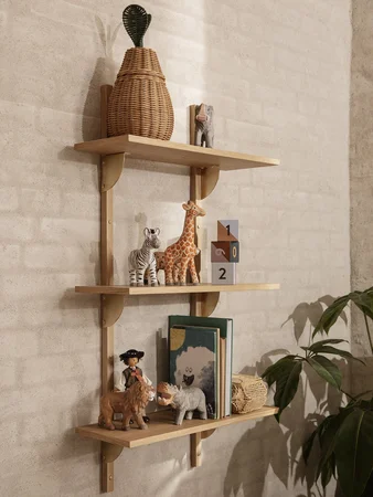 Ferm Living håndskåret dyr, gepard