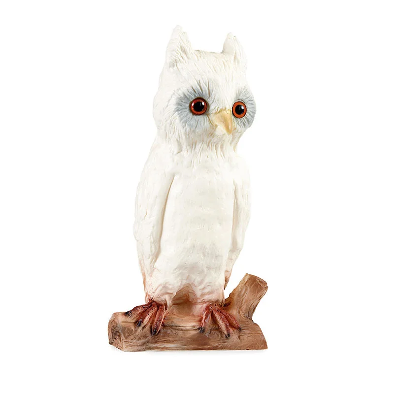 Heico hvid ugle lampe