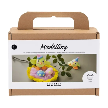 Mini DIY Kit Modellierset Osterfamilie, Creativ company 