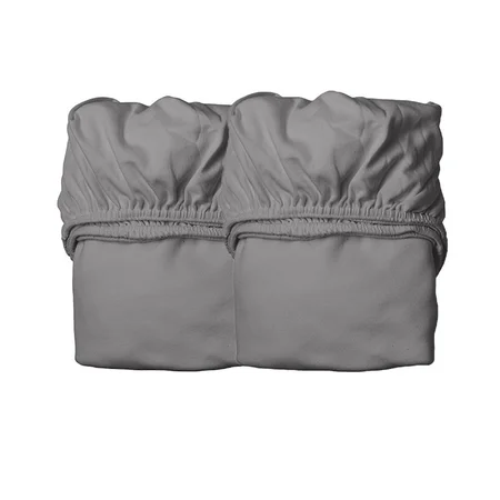 Leander lagen til juniorseng Organic, 2-pak - Cool Grey