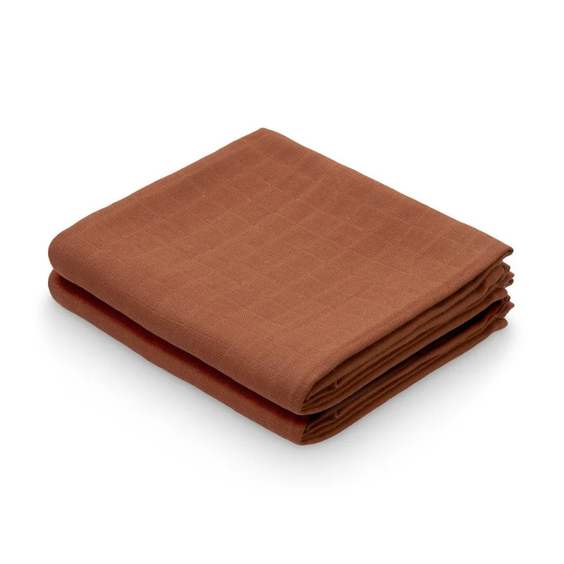 Cam Cam 2-pak muslin stofbleer, Caramel