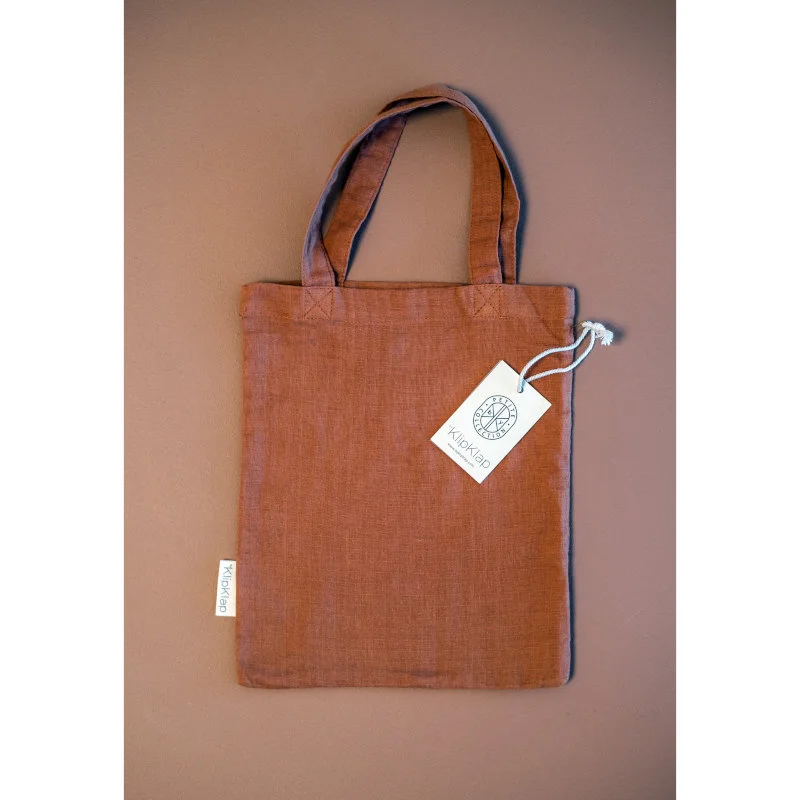 by KlipKlap muslin voksen sengetøj, Camel brown
