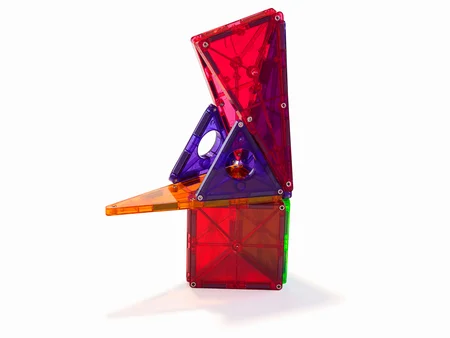 Magna-Tiles byggemagneter, clear - 48 dele