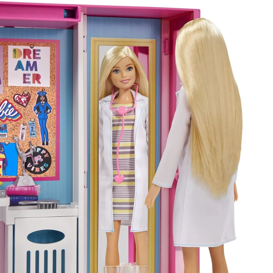 Barbie drømme klædeskab inkl dukke og tøj
