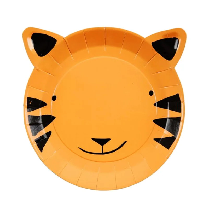 Meri Meri tallerkner, tiger
