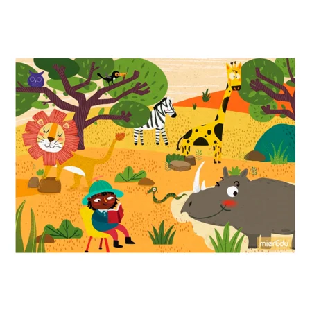 mierEdu, Puzzle 24-30-35 Steine, "Das Zuhause der Tiere"