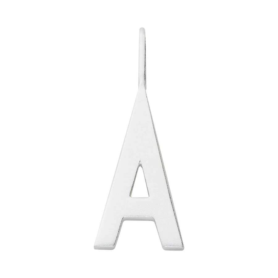 Design Letters smykke, 16 mm sterling sølv bogstav A-Z