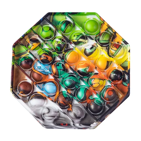 Push Pop Bubble, octagon - cartoon