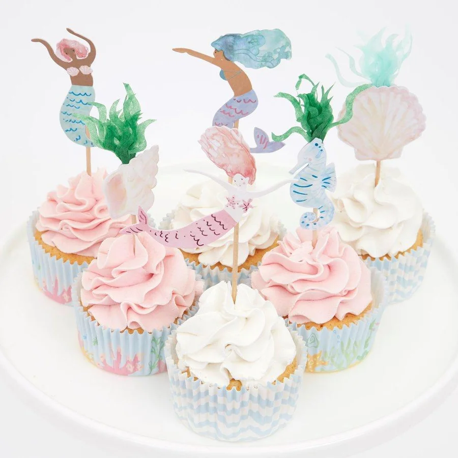 Meri Meri cupcakekit, havfrue