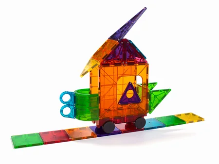 Magna-Tiles byggemagneter, clear - 48 dele