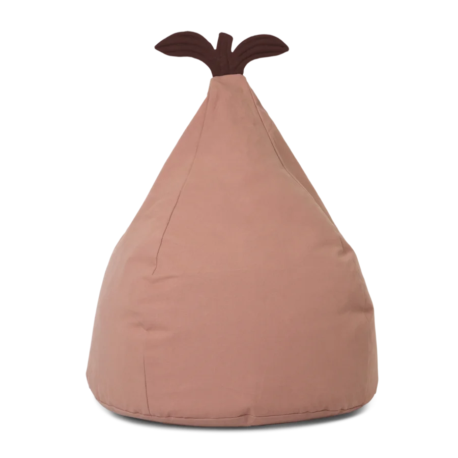 Ferm Living pære sækkestol, dusty rose