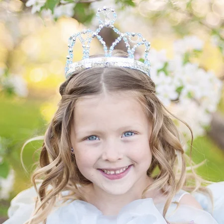 Great Pretenders prinsessediadem, silver and blue
