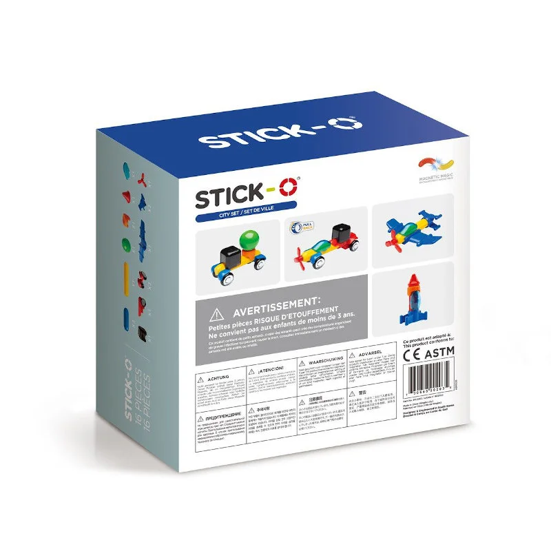 Magformers Stick-O City-sæt 16 dele