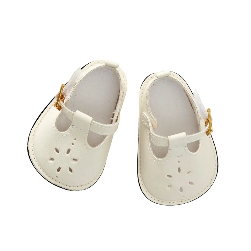 by Astrup dukkesko, creme - 40-45 cm
