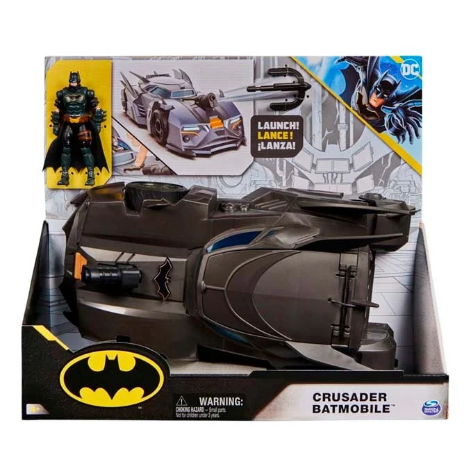 Batman Crusader Batmobil mit 10 cm Batman Figur