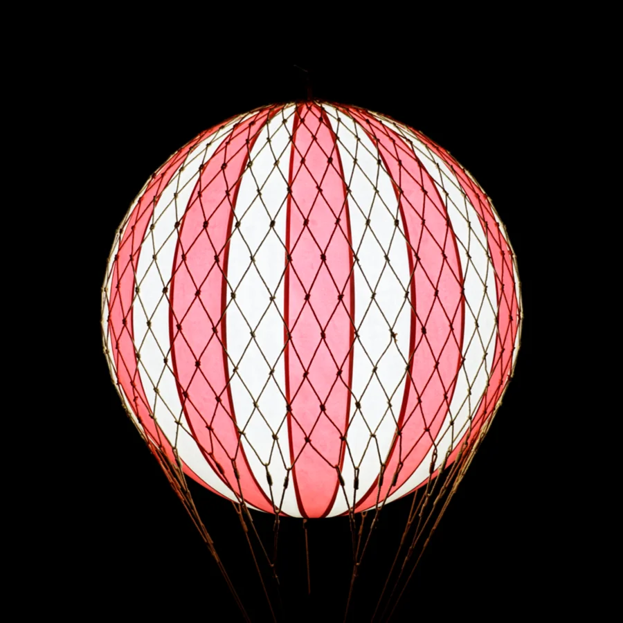Heißluftballon Royal Aero LED, true red,  Authentic Models 