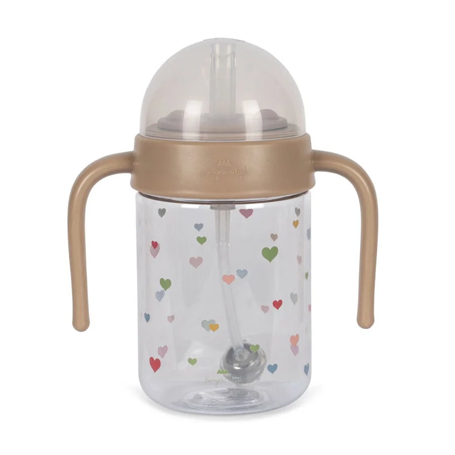 Konges Sløjd Trinkflasche mit Griffen, multi hearts