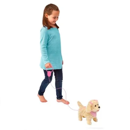 Happy Pets Cream Hundewelpe an der Leine