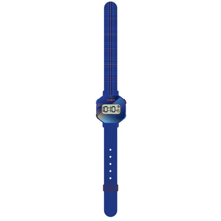 Djeco ticlock Digitaluhr, blaue Formen