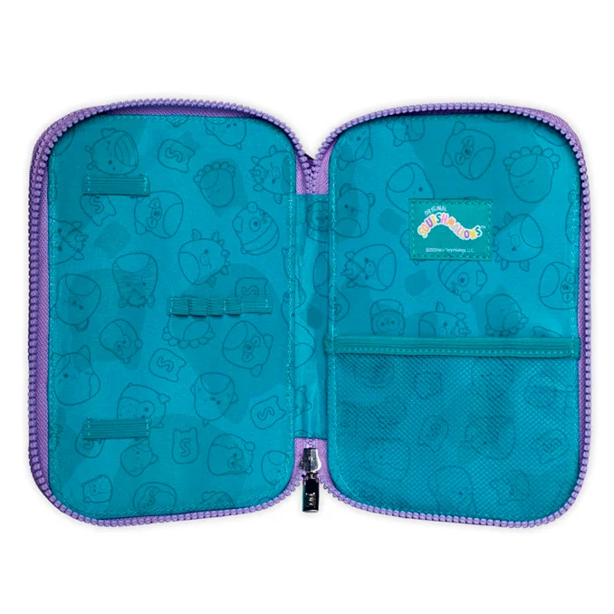Squishmallows Federtasche mit Inhalt, lila