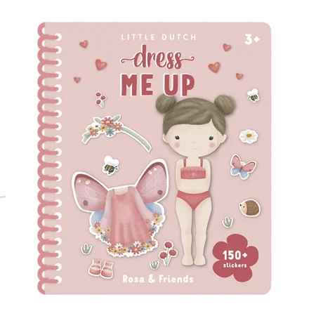 Little Dutch, Udklædningsbog - Rosa & Friends