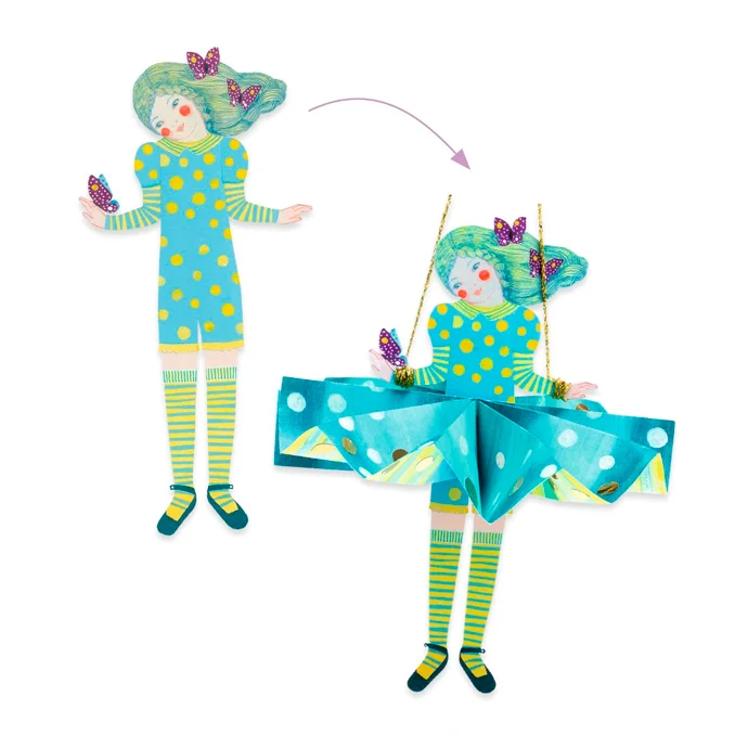 Djeco kreativt 3D ballerinaer