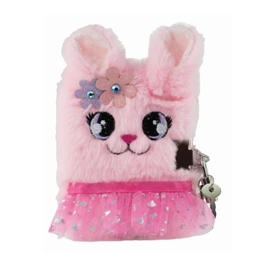 Tinka dagbog mini, kanin rosa