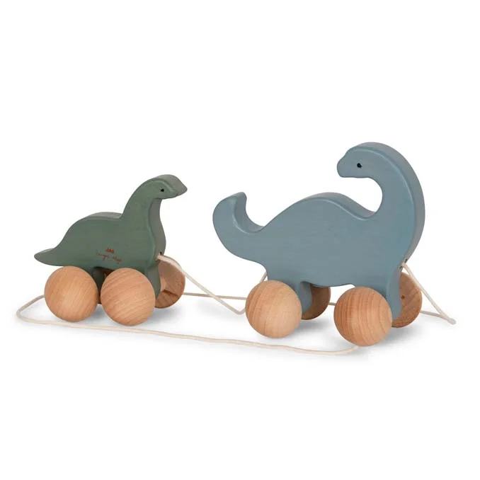 Konges Sløjd Dino Familie auf Rädern, blue