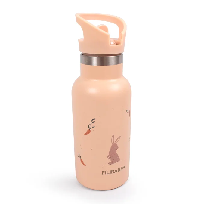 Filibabba Edelstahl-Trinkflasche, Carrot Thief