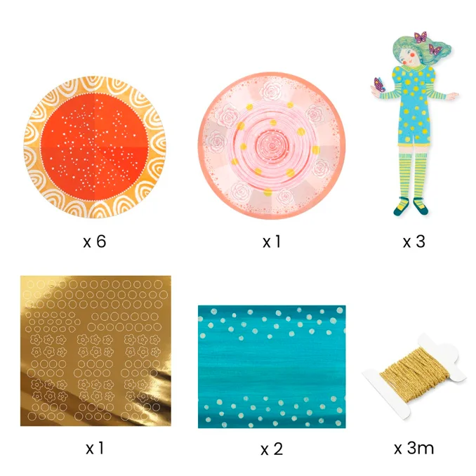 Djeco kreativt 3D ballerinaer