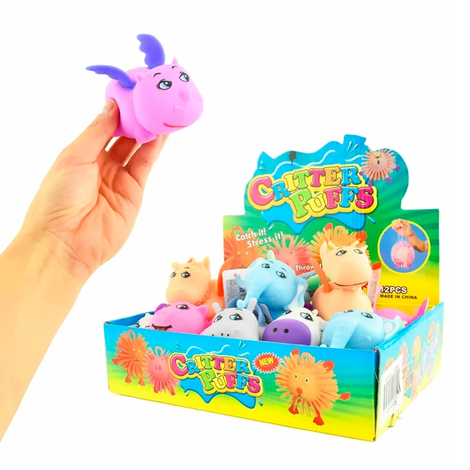 Squeeze dyr m vinger, 10 cm asst dyr