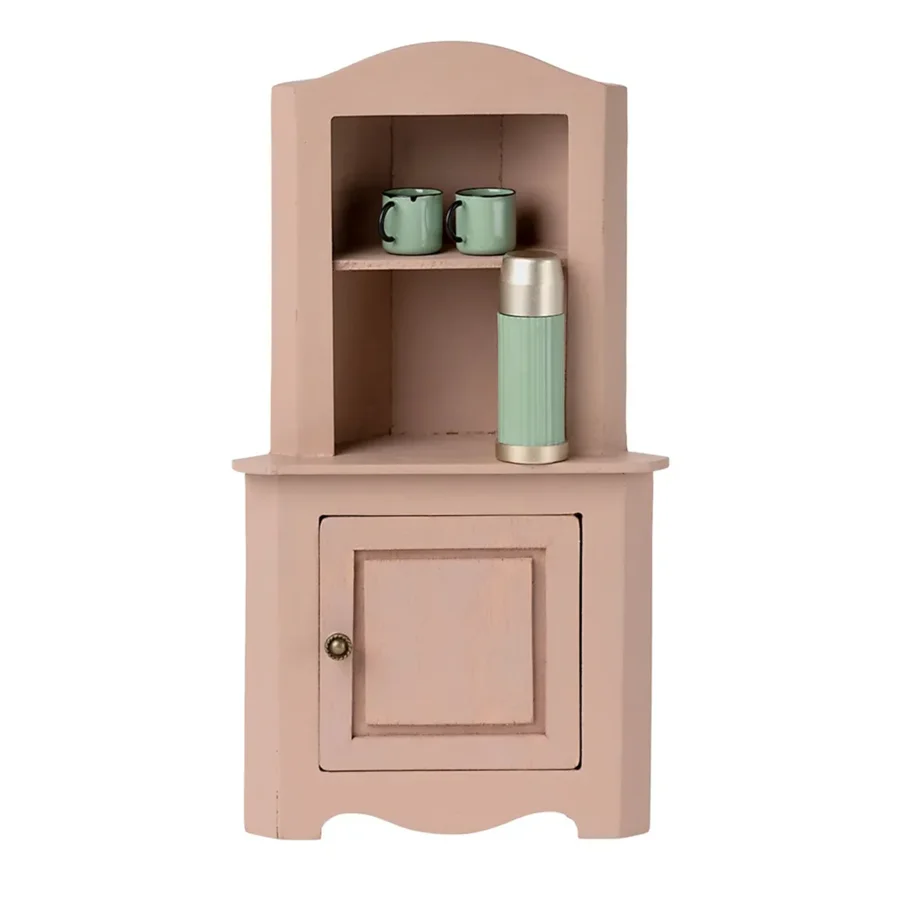 Maileg, Miniatur-Eckschrank, rosa