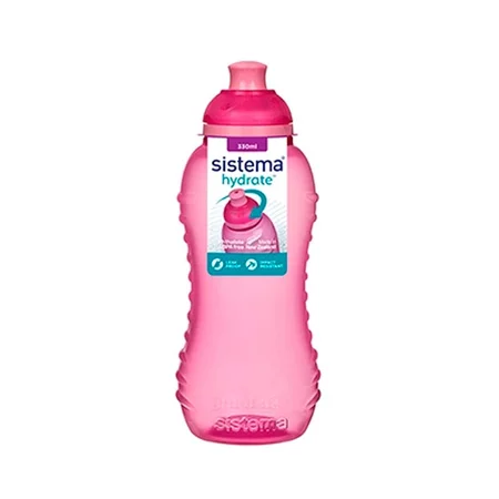 Sistema Twist and Sip drikkeflaske 330 ml, Pink